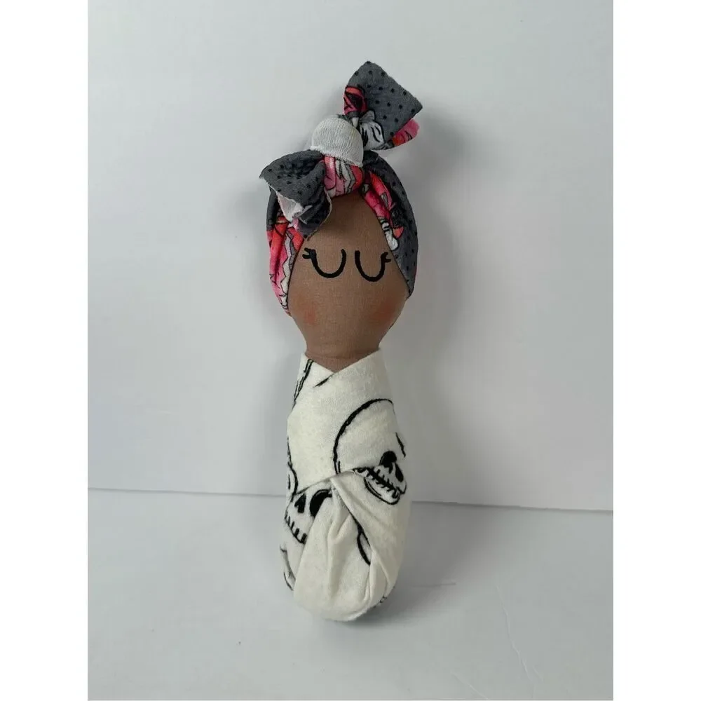 Dreadful Stitch Rattle Doll - Handmade